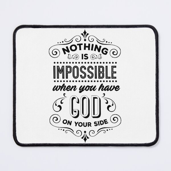 Item preview, nothing is impossible when you have god on your side designed and sold by ikrame-shop.