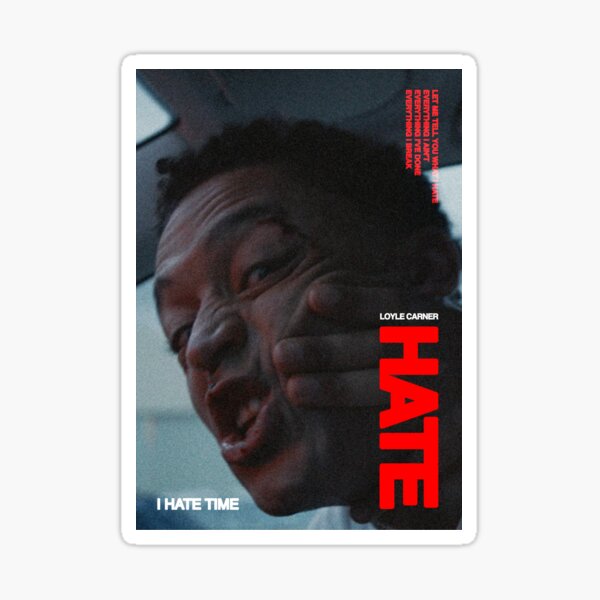 Item preview, Loyle Carner Hate Poster Hugo Album Music Artwork designed and sold by jamiejonesuk.