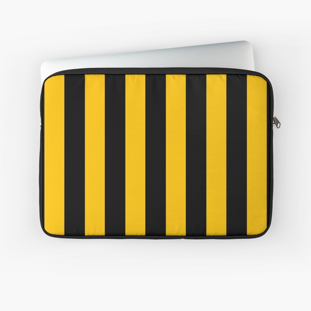 Stripes Yellow and Black iPhone Case