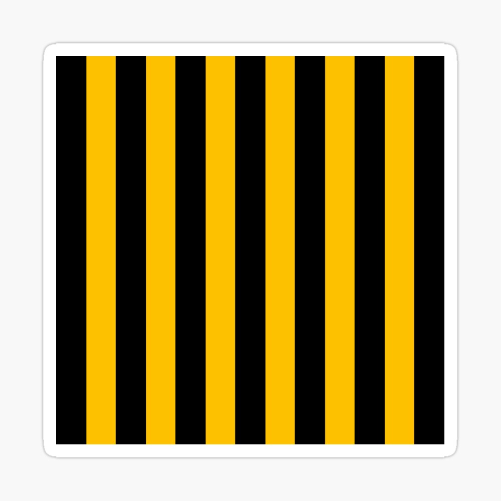 Stripes Yellow and Black iPhone Case