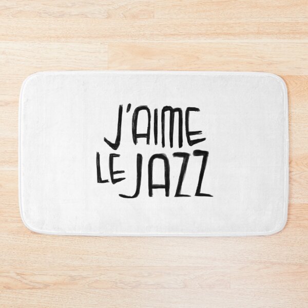 Item preview, Jazz Music Love, Jazz Typography, J'aime le Jazz designed and sold by badlydrawnbabe.