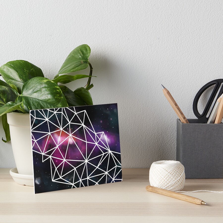Item preview, Art Board Print designed and sold by MakeShapeCreate.