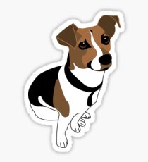 Jack Russell - Dog Vector Art! Sticker