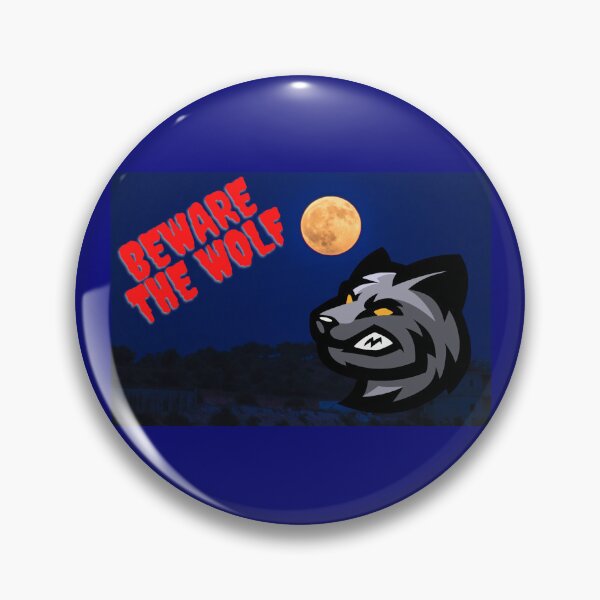 Item preview, Beware the wolf, howling at the scary moon designed and sold by AspectArtWorks.