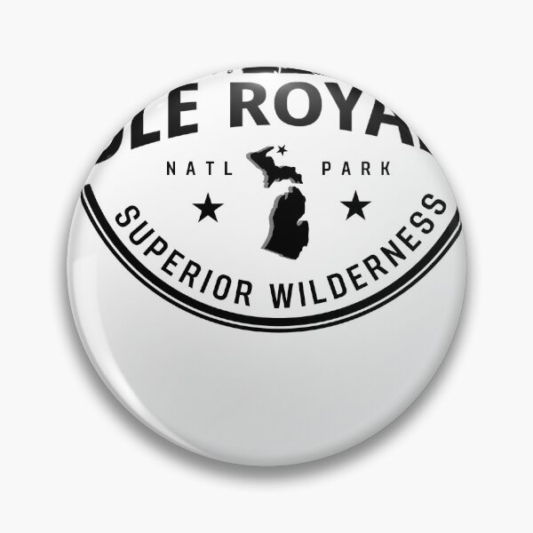 Item preview, Isle Royale National Park Logo Badge designed and sold by The Masked Designer.