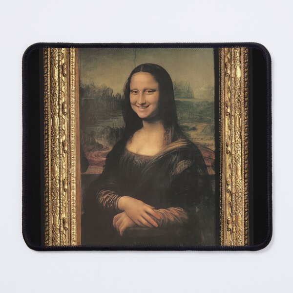 Item preview, Smiling Mona Lisa designed and sold by Firewallmud.