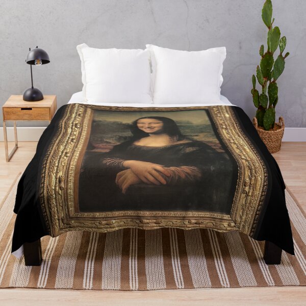 Item preview, Smiling Mona Lisa designed and sold by Firewallmud.