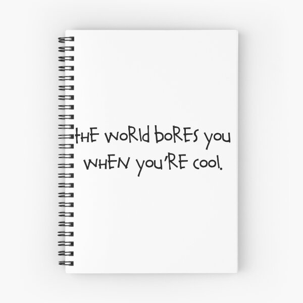 Item preview, The world bores you when you're cool designed and sold by RadicalAM.