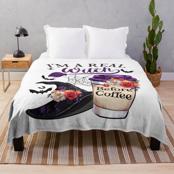 Item preview, I'm A Real Witch, Before Coffee designed and sold by Shirtflyer.