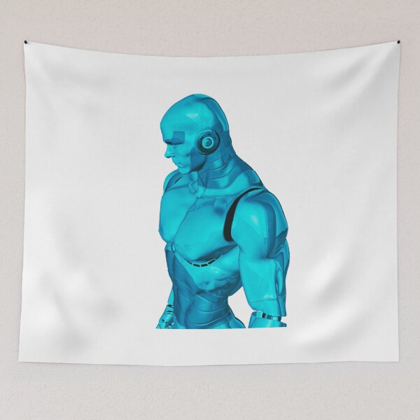 Item preview, Turquoise Neon Robot designed and sold by Dven-Clothes.