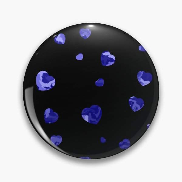 Item preview, Chaotic Hearts, Dapple Series - Dark Blue designed and sold by StephOBrien.