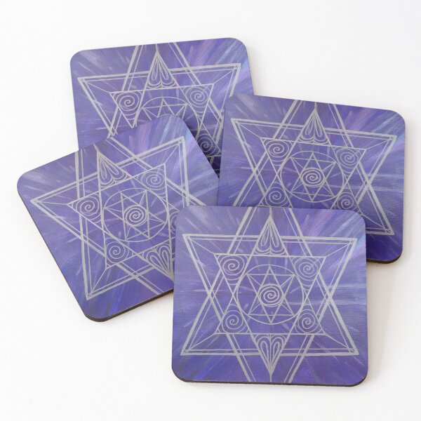 Item preview, SEEING CLEARLY MANDALA ~ SACRED GEOMETRY FOR THE SOUL~ BLUE designed and sold by Ann Chatfield.
