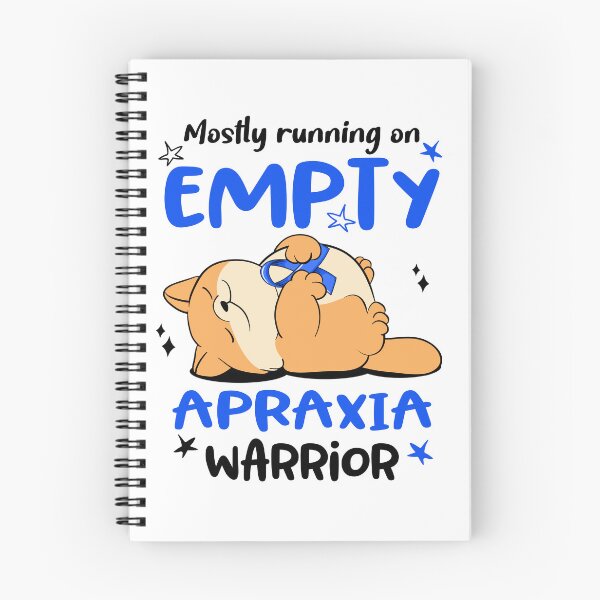 Item preview, Mostly running on Empty Apraxia Warrior designed and sold by ElizabethS809.