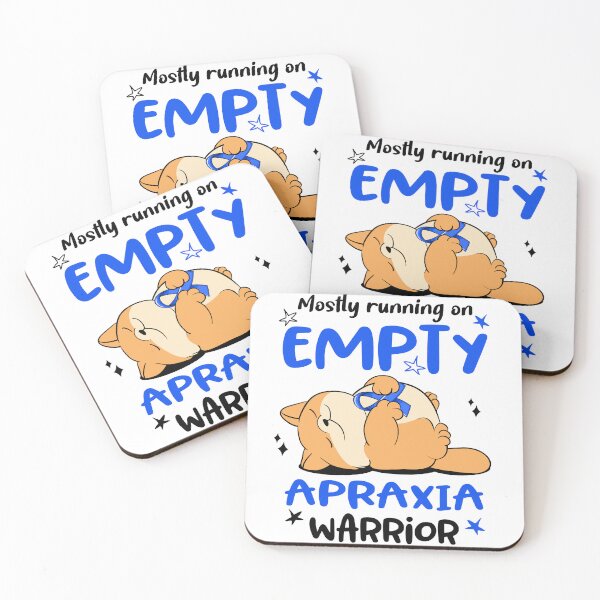 Item preview, Mostly running on Empty Apraxia Warrior designed and sold by ElizabethS809.