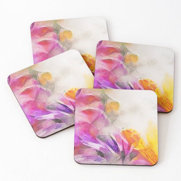 Item preview, Abstract Colors in the Snow-Frozen Florals designed and sold by BioDigital-Jazz.