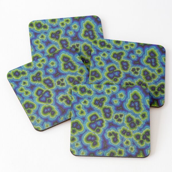 Item preview, Zen Doodles in Blues & Greens designed and sold by Sarah Kurdila.
