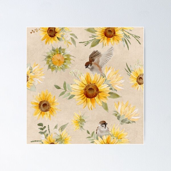 Item preview, little sunflowers designed and sold by Pattern King.