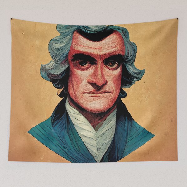 Aperçu de l'œuvre Thomas Jefferson | Comics Style créée et vendue par ComicsFactory.