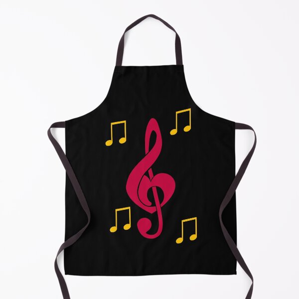 Item preview, Red Treble Clef with Heart and yellow notes designed and sold by Grepthor.