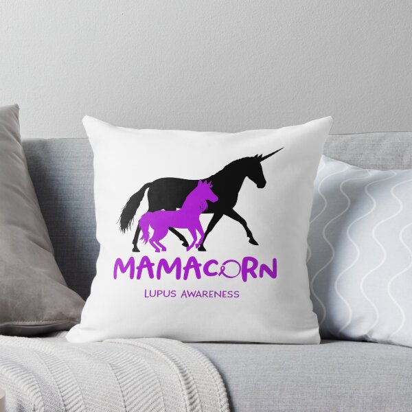 Aperçu de l'œuvre Sensibilisation au lupus Mama Unicorn Mamacorn Support Lupus Warrior créée et vendue par RunningShop.