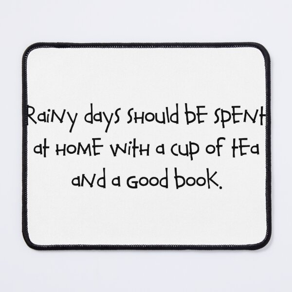 Item preview, Rainy days at home with tea and a book designed and sold by RadicalAM.
