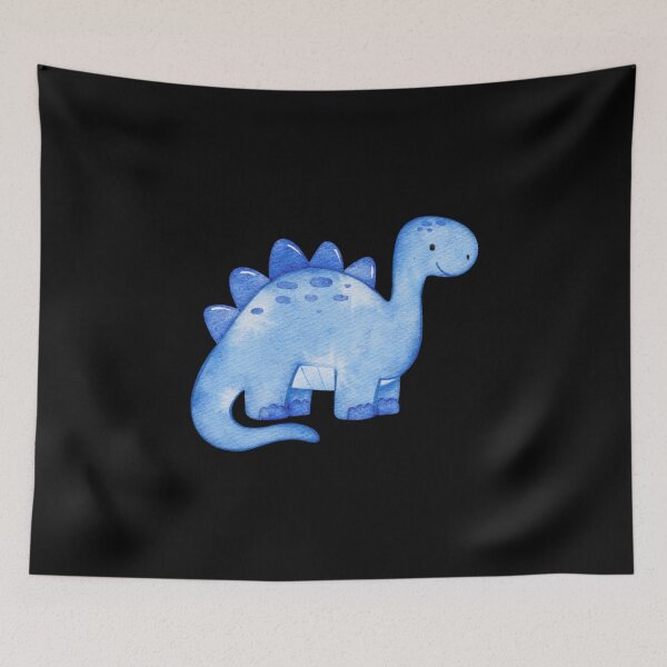 Item preview, Watercolor Blue Dinosaur  designed and sold by The Love Quill.