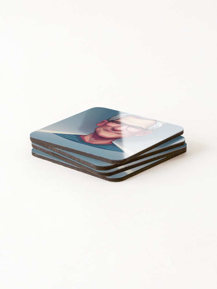 Thumbnail 4 of 5, Coasters (Set of 4), Tim Cook | Comics Style designed and sold by ComicsFactory.