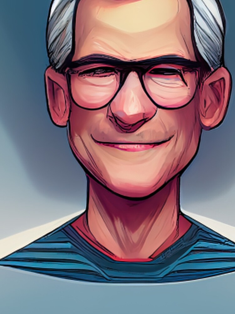 Thumbnail 4 of 4, iPhone Case, Tim Cook | Comics Style designed and sold by ComicsFactory.