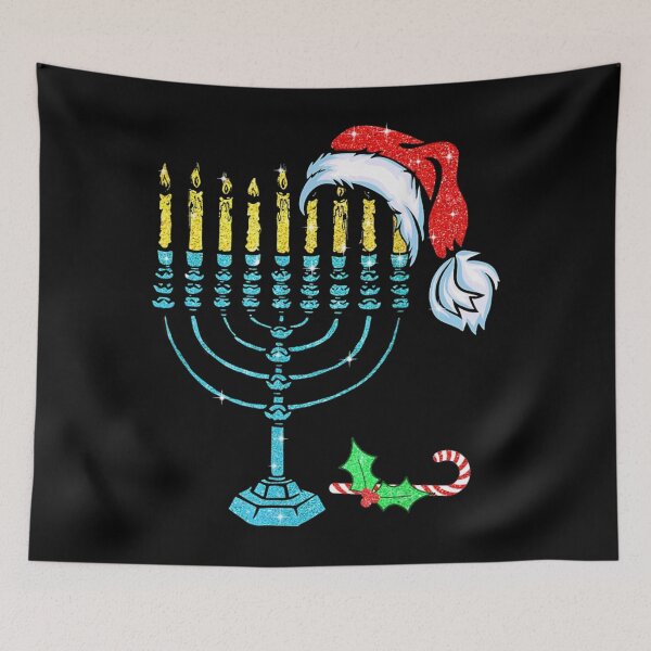 Item preview, Chrismukkah Hannukah Santa Hat designed and sold by normancgunning.