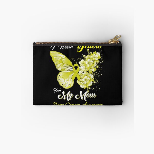 Item preview, I Wear Yellow For My Mom Bone Cancer Awareness Butterfly Ribbon Gifts designed and sold by Adropine.
