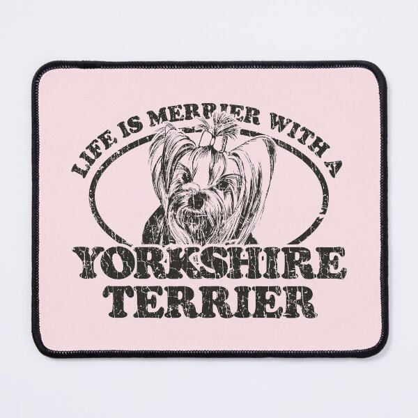 Item preview, Life is Merrier With a Yorkshire Terrier 1982 designed and sold by AstroZombie6669.