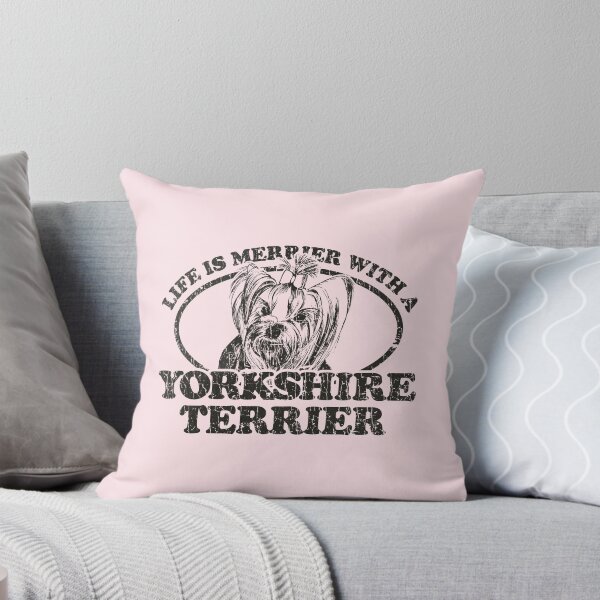 Artikelvorschau, Das Leben ist fröhlicher mit einem Yorkshire Terrier 1982 entworfen und verkauft von AstroZombie6669.