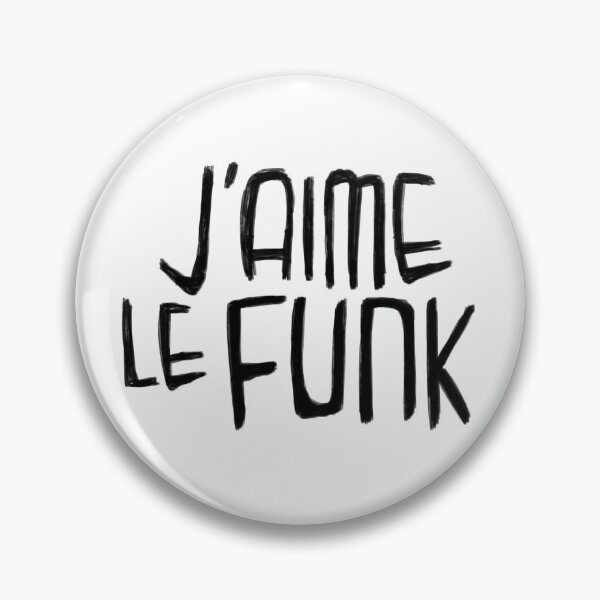 Artikelvorschau, Funk Music Love, Funk-Typografie, J'aime le Funk entworfen und verkauft von badlydrawnbabe.