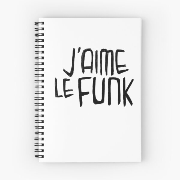 Artikelvorschau, Funk Music Love, Funk-Typografie, J'aime le Funk entworfen und verkauft von badlydrawnbabe.