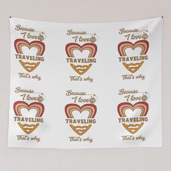 Item preview, Because I love traveling, that's why... V10.  designed and sold by Chakilogy.