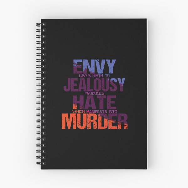 Item preview, Envy. Jealousy. Hate. Murder (Color Version), Hebrew Israelite, Hebrew, Israelite Merch & Clothing designed and sold by Yachad.
