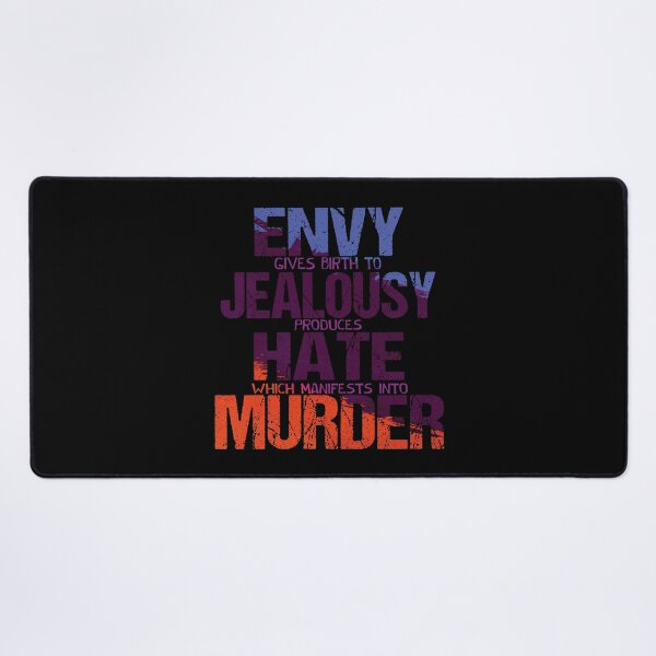 Item preview, Envy. Jealousy. Hate. Murder (Color Version), Hebrew Israelite, Hebrew, Israelite Merch & Clothing designed and sold by Yachad.