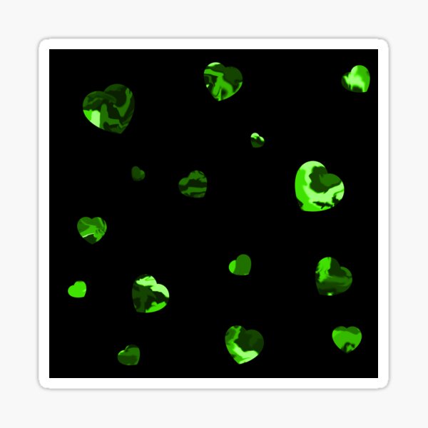 Item preview, Chaotic Hearts, Dapple Series - Green designed and sold by StephOBrien.