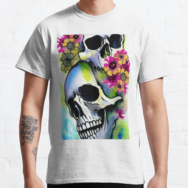 Skulls and Posies Classic T-Shirt