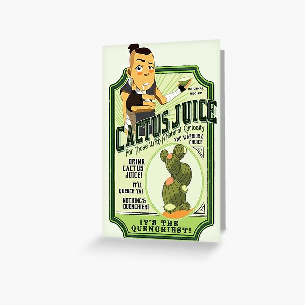 Drink Cactus Juice Greeting Card