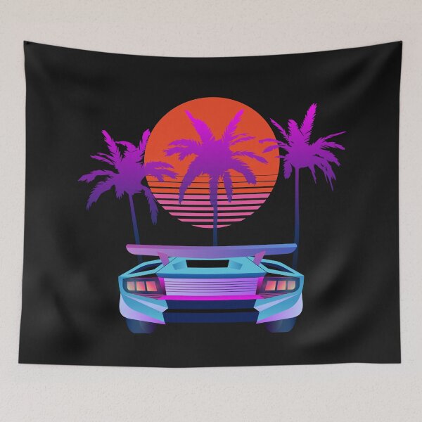 Item preview, retro sunset designed and sold by Soofingscapes.