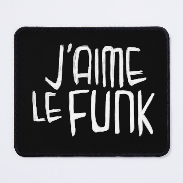 Item preview, Funk Music Typography, I love Funk, J'aime le Funk designed and sold by badlydrawnbabe.