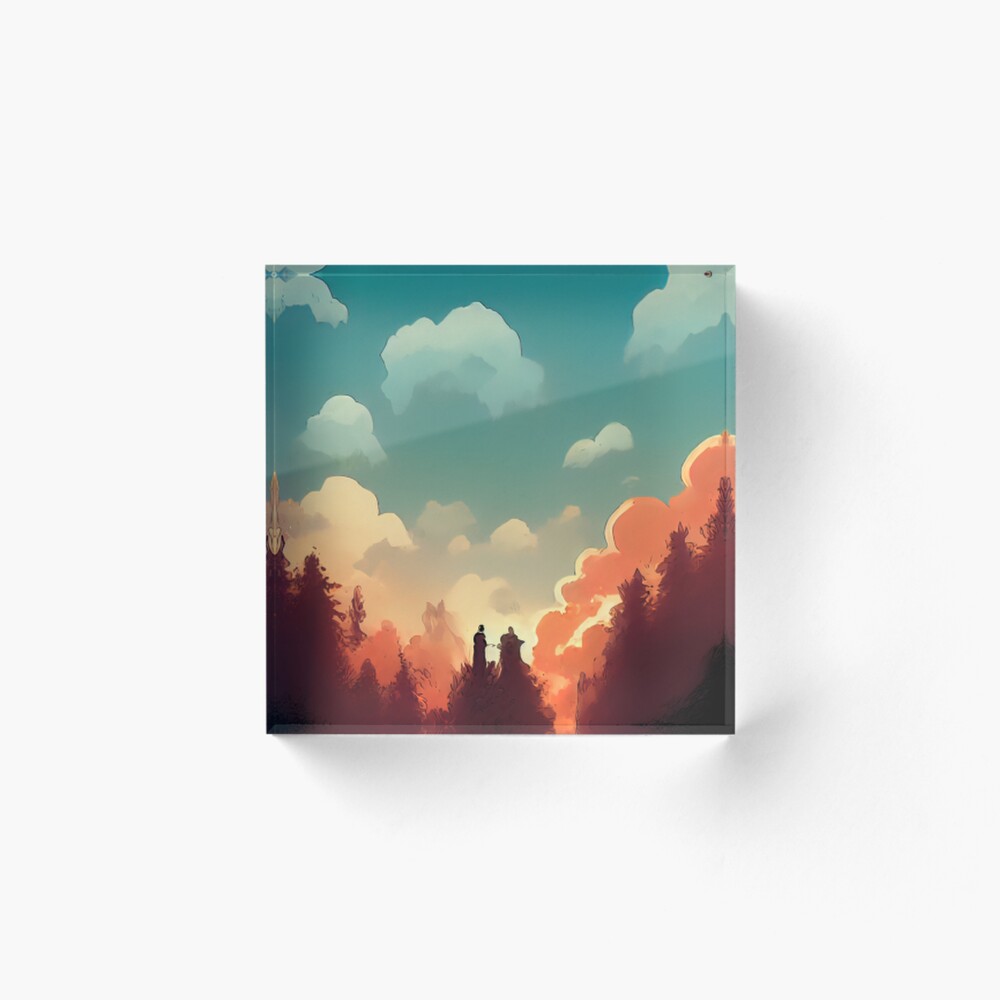 Vista previa del artículo con la obra «Bloque acrílico», diseñado y vendido por ComicsFactory.