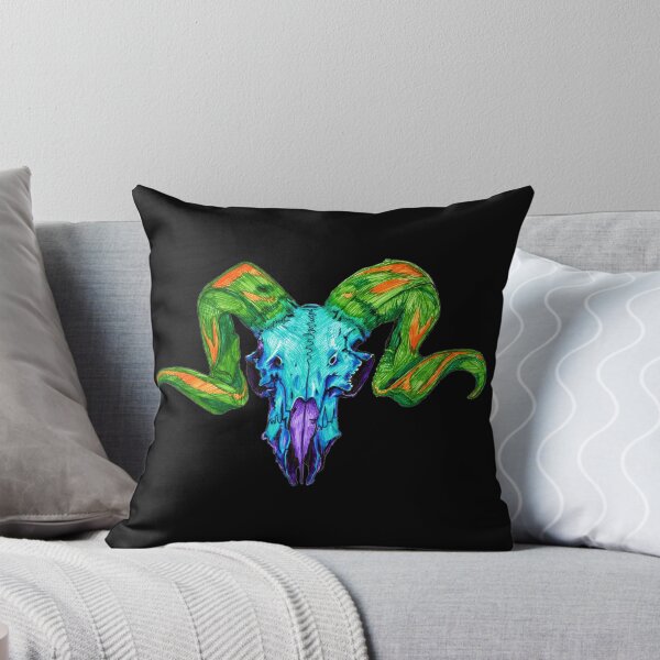 Item preview, Colorful Ram Skull designed and sold by Paigeart4sale.