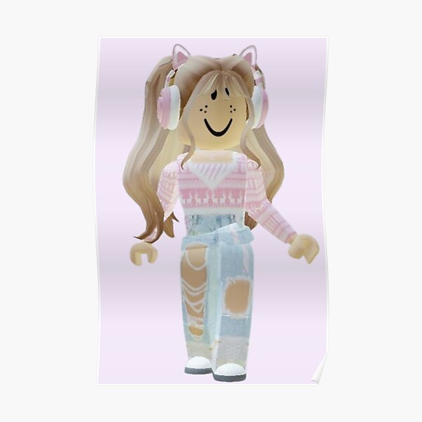 "Aesthetic Girl" Poster for Sale by CUTELIZ Redbubble