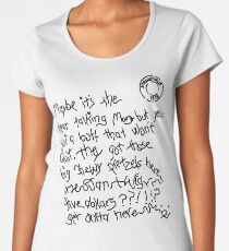 Maybe It's The Beer Talking - White Women's Premium T-Shirt