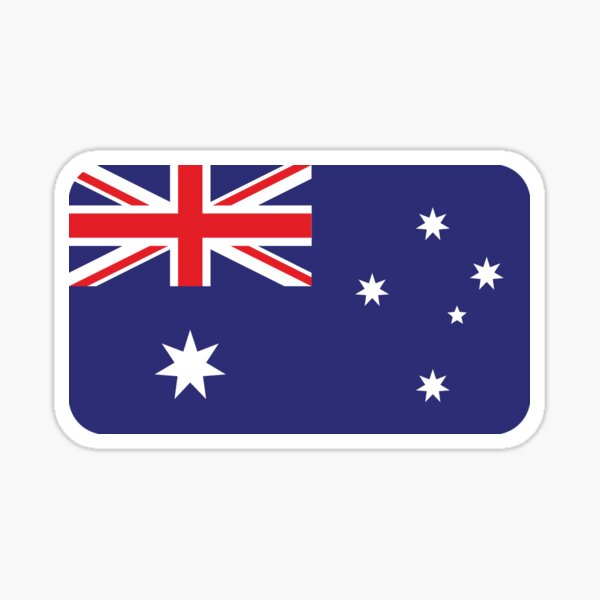Item preview, Australia Flag Sticker designed and sold by Daymand.