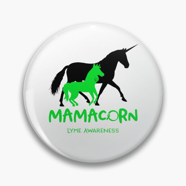 Item preview, Lyme Awareness Mama Unicorn Mamacorn Support Lyme Warrior  designed and sold by RunningShop.