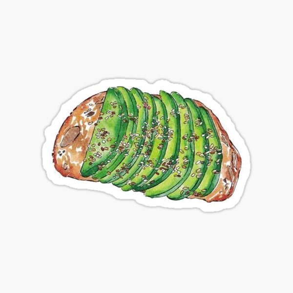 Avocado Toast Sticker