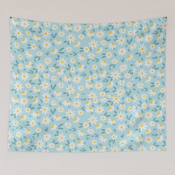 Item preview, Blue and white flower patterns  designed and sold by roaaroaa.